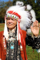 Little Foot, of the Apaches, is related to Geronimo, the famous Apache leader